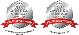 Australian Mortgage Awards, Excellence Award for Non-Bank of the Year, 2021 and Excellence Award for Most Effective Digital Strategy - Lender, 2021.