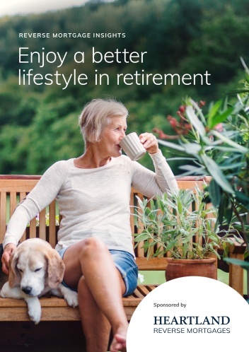 Reverse Mortgage insights guide with the title: Enjoy a better lifestyle in retirement